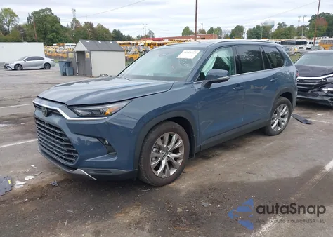 2025 Toyota Grand Highlander Limited z USA, uszkodzony, nr VIN 5TDAAAA50SS029581